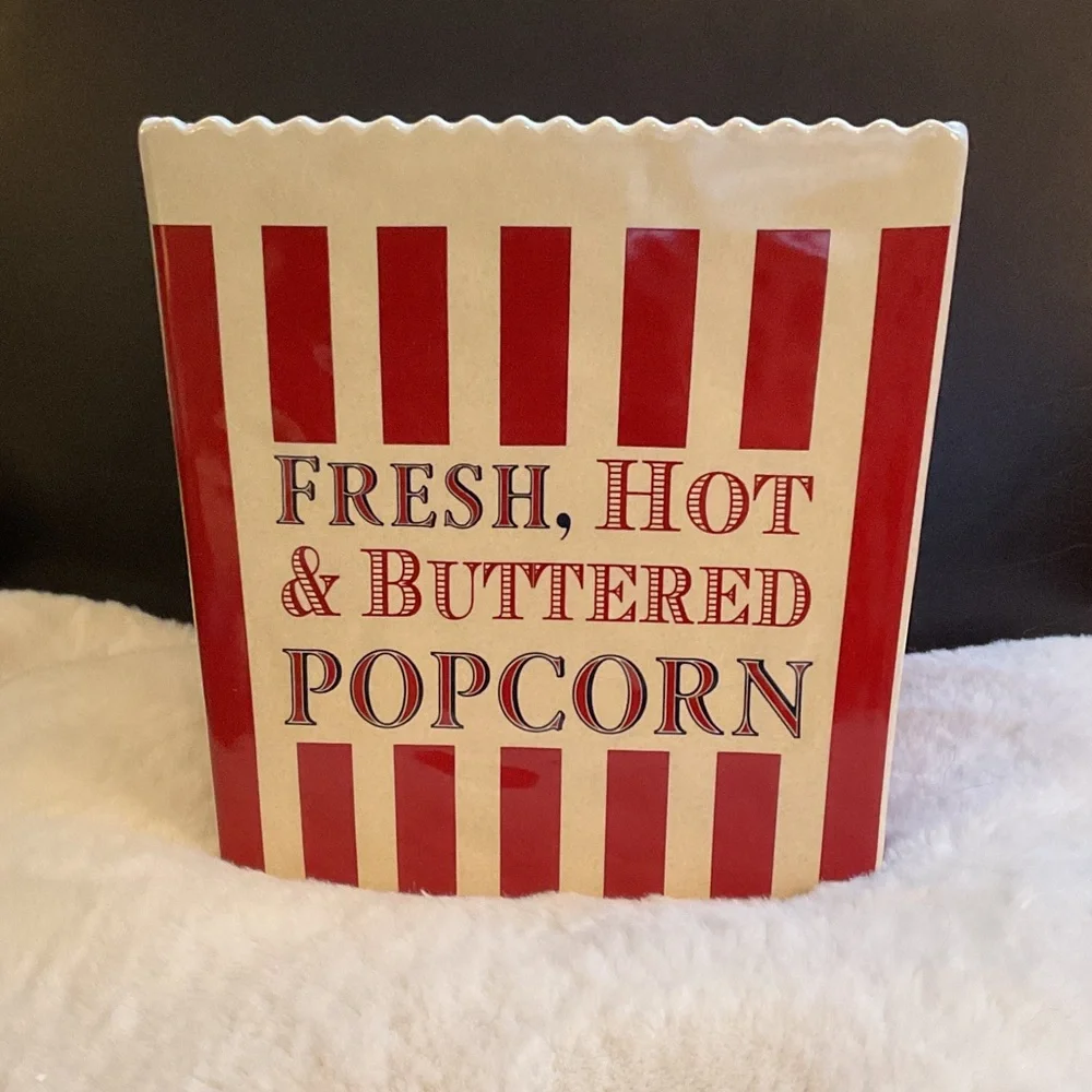 Williams Sonoma Ceramic Popcorn Holder